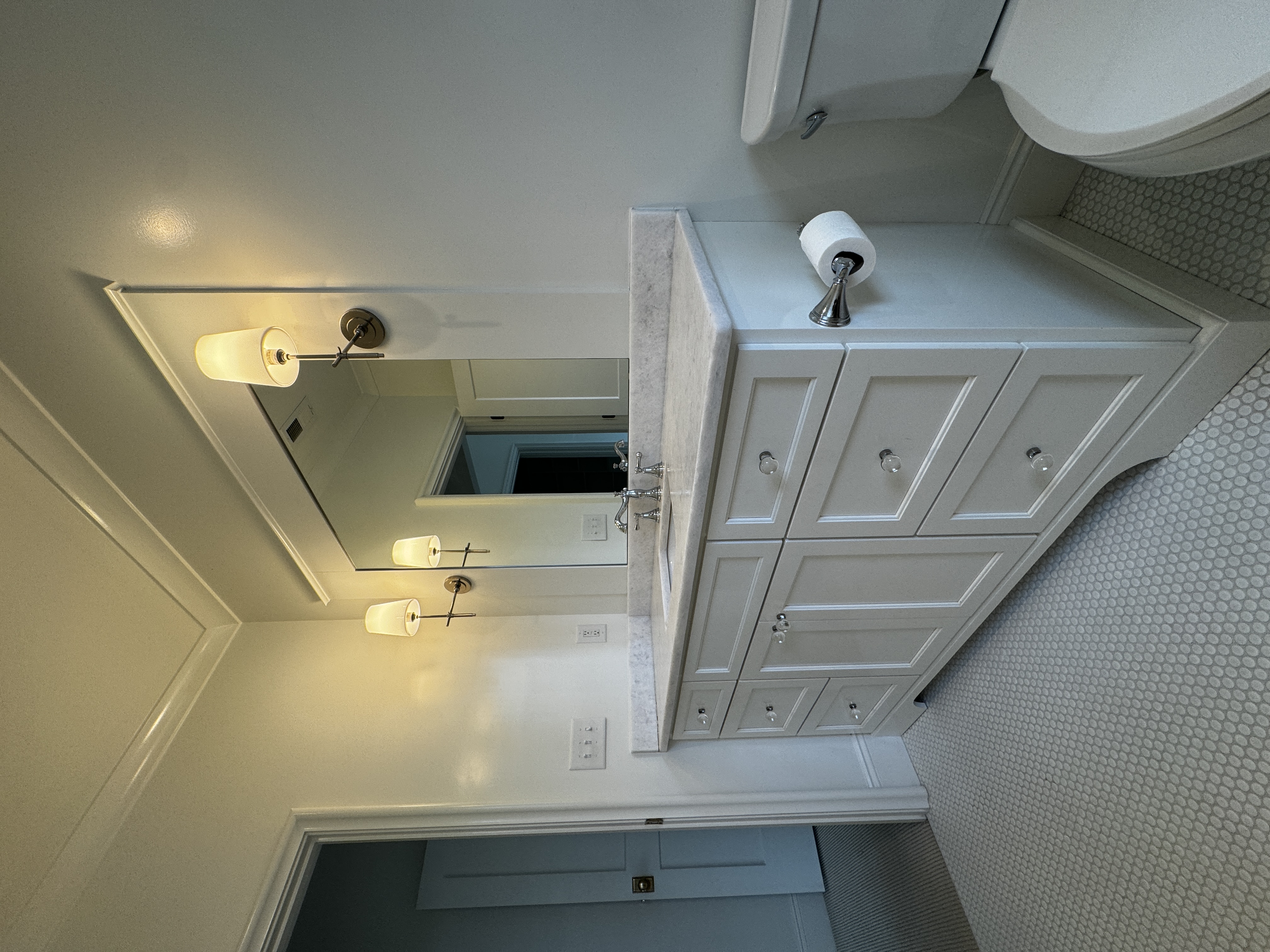 Bathroom Cabinet Refinishing