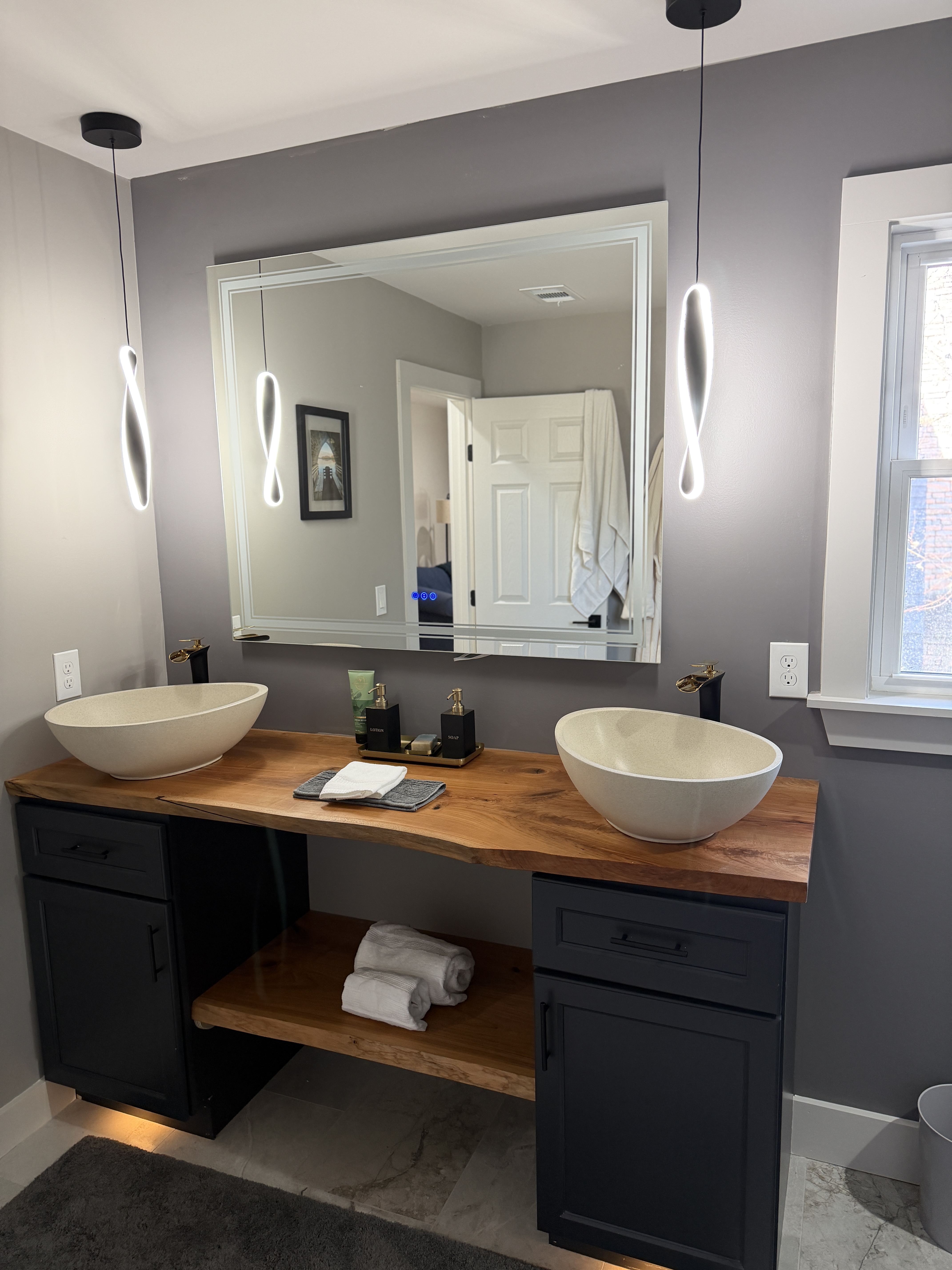 Bathroom Cabinet Refinishing